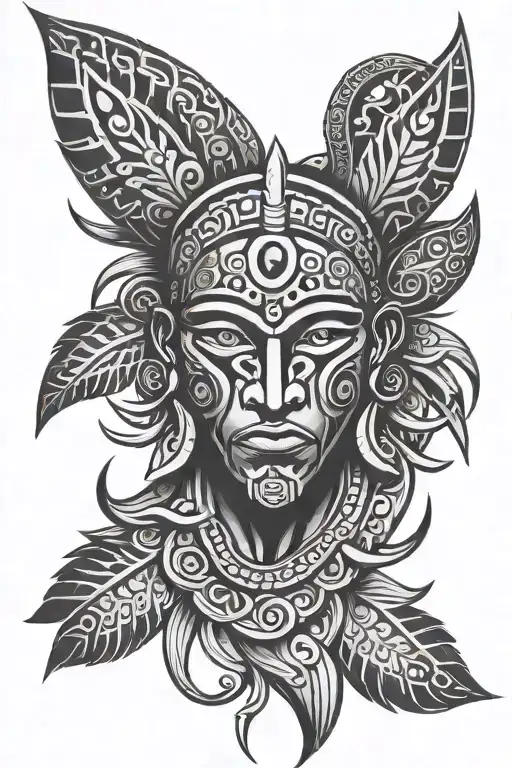 tribal tattoos taino tribal sleeve tattoo design idea