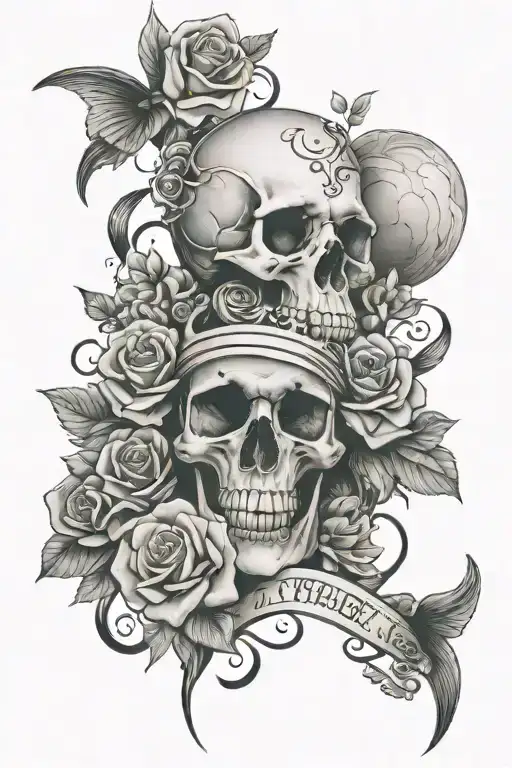 Represent a lonely life and trust issues  tattoo design idea