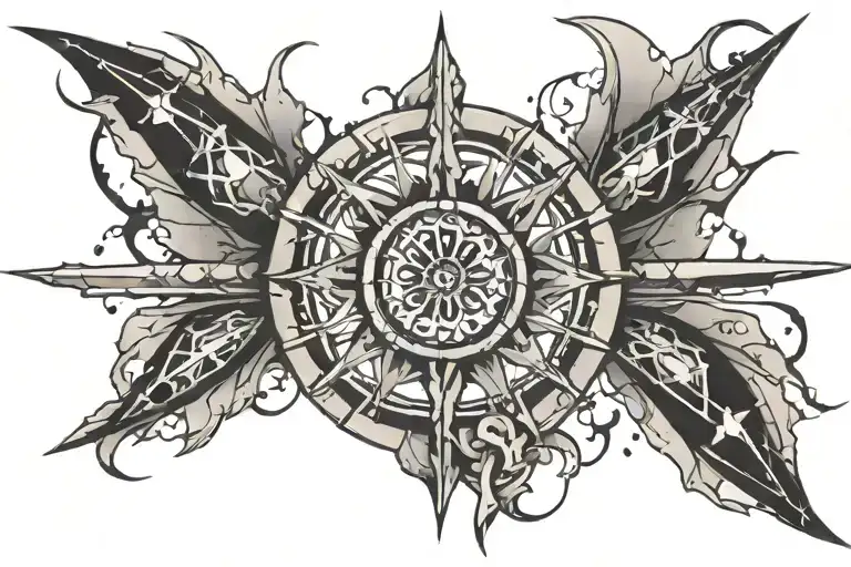 shattered DNA neo trad tattoo design tattoo design idea