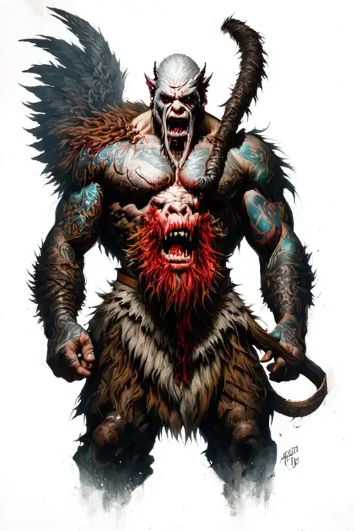 Berserkers tattoo design idea