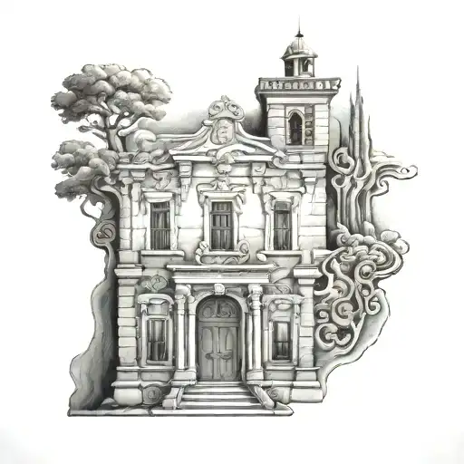 alamo tattoo design idea