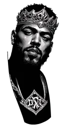 king von , oblock , chicago , otf tattoo design idea