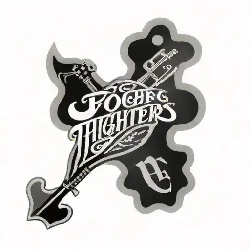 foo fighters times like these words tattoo design idea