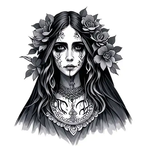 The Llorona tattoo design idea