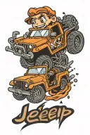 Jeep tattoo design idea