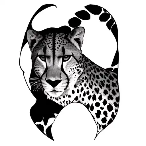 Cheetah Print tattoo design idea
