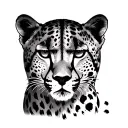 Cheetah Print tattoo design idea