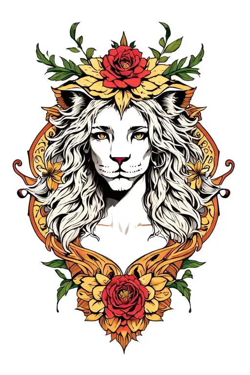 leo gemini neo gothic tattoo sleeve tattoo design idea