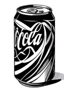 Coke Can tattoo design idea