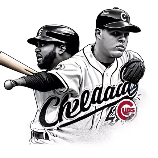 Chicago cubs and Cleveland browns tattoo design idea