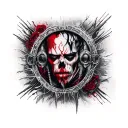 hybrid theory album  tattoo design idea