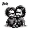 Chucky vs Chuckie tattoo design idea