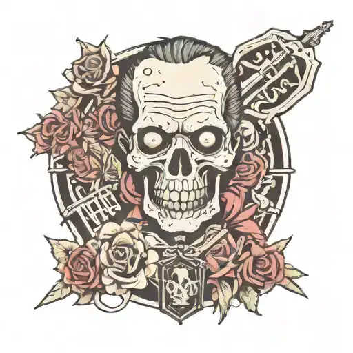 The walking dead  tattoo design idea
