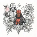 sith lovers  tattoo design idea