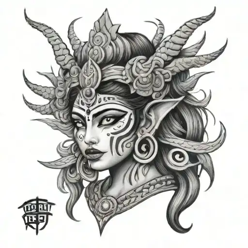 Kali tattoo design idea