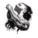 On Triceps tattoo design idea