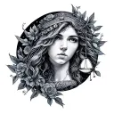 Libra And Gemini tattoo design idea