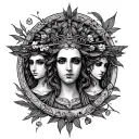 Libra And Gemini tattoo design idea