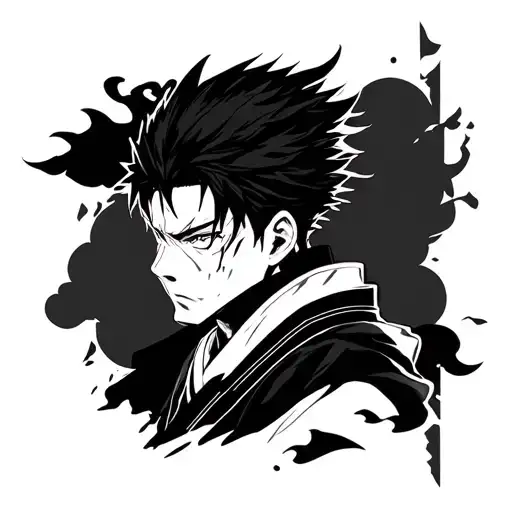 Jujutsu Kaisen tattoo design idea