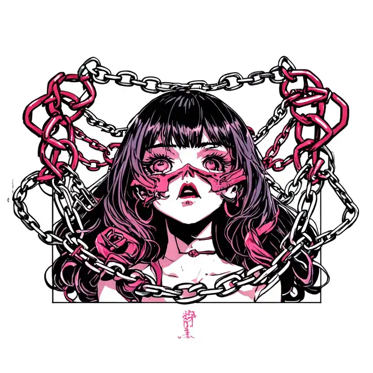 "sissy" "bondage" "chains" "dead" tattoo design idea