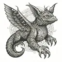 drake tattoo design idea