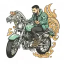 drake tattoo design idea