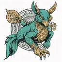 drake tattoo design idea