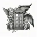 Doctor who, BTS logo tattoo design idea