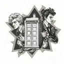 Doctor who, BTS logo tattoo design idea