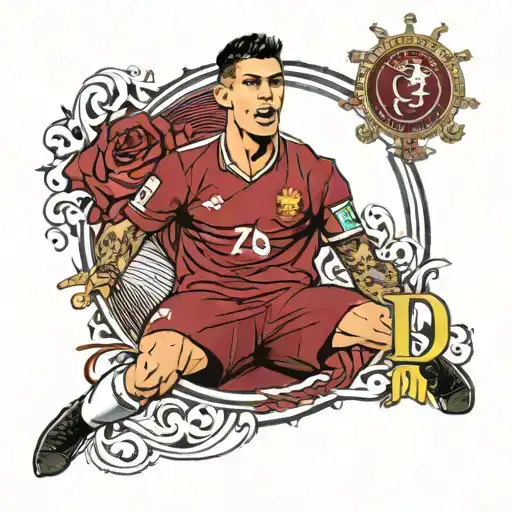 Cristiano Ronaldo Qatar World Cup 2022 tattoo design idea
