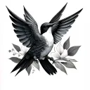 peterbilt humming bird tattoo design idea