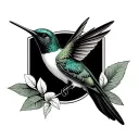 peterbilt humming bird tattoo design idea