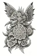 Mictecacihuatl tattoo design idea