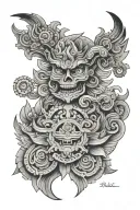 Mictecacihuatl tattoo design idea