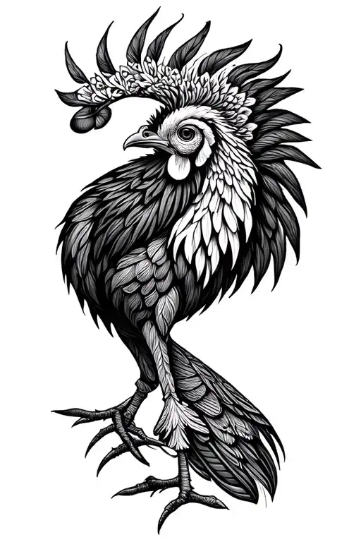 Gallos de Pelas tattoo design idea
