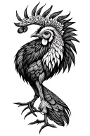 Gallos de Pelas tattoo design idea