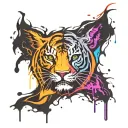 Scar tattoo design idea