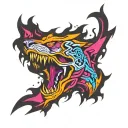 Scar tattoo design idea