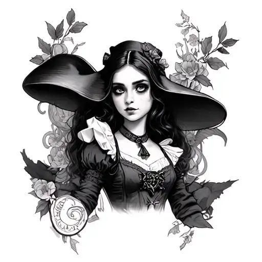 Alice Madness Returns tattoo design idea