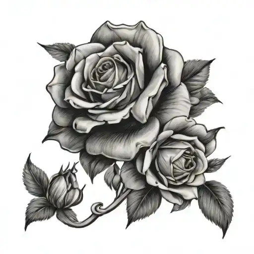 tattoo for mourning of his deceased grandfather tattoo design idea