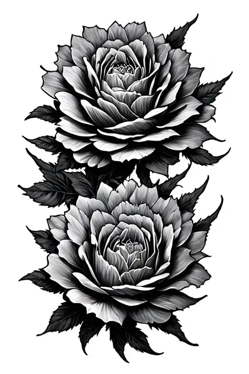 three nails tattoo design idea