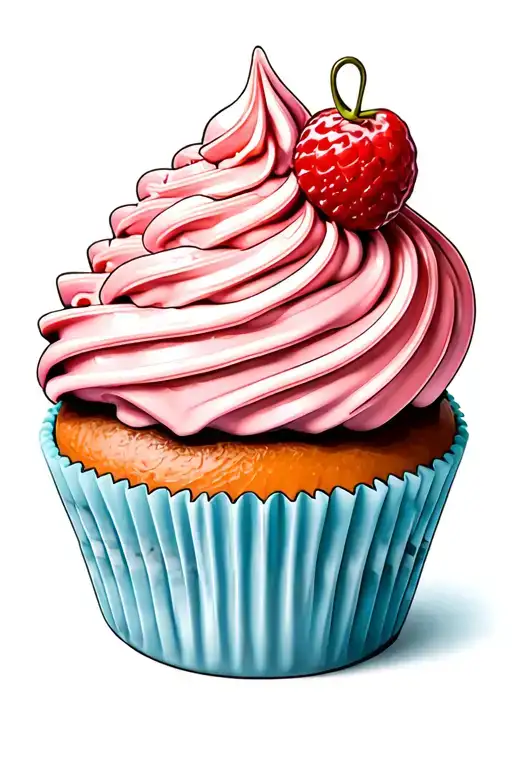 cupcakes frosting sleeve pipping tattoo design idea