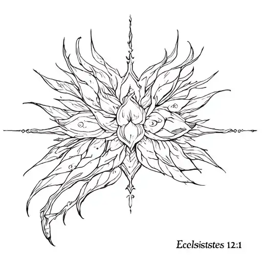 Ecclesiastes 12:1 tattoo design idea