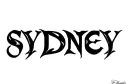 "Sydney" tattoo design idea