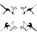 Leo and Sagittarius zodiac sign tattoo design idea