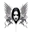 Chris motionless cyberhex tattoo design idea