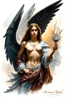 ARCHANGEL RAPHAEL tattoo design idea