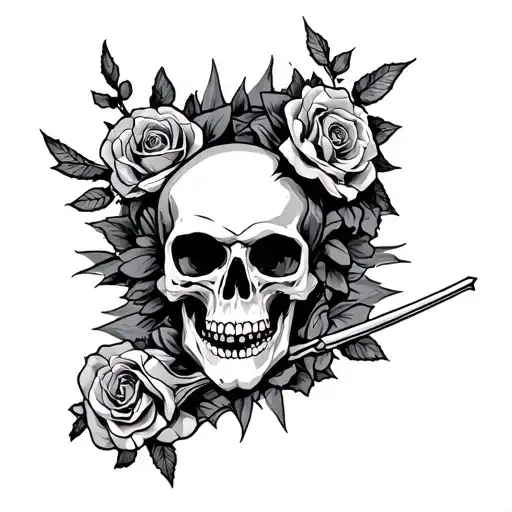 Death Before Dishonor tattoo design idea