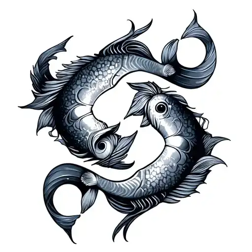 Sagittarius And Pisces tattoo design idea