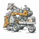hurricane Milton, chainsaws, skid steers, money tattoo design idea